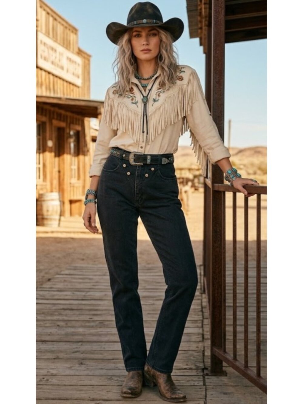 Vintage LAWMAN Western Jeans 90s Y2K 100% Cotton Straight Leg size 11/12 US 6/8